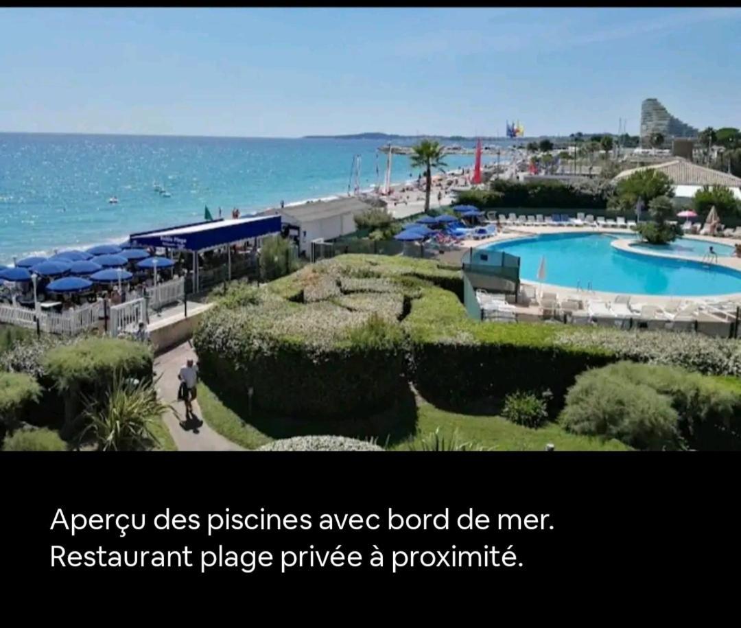 Charmant Studio Villeneuve-Loubet Exterior foto